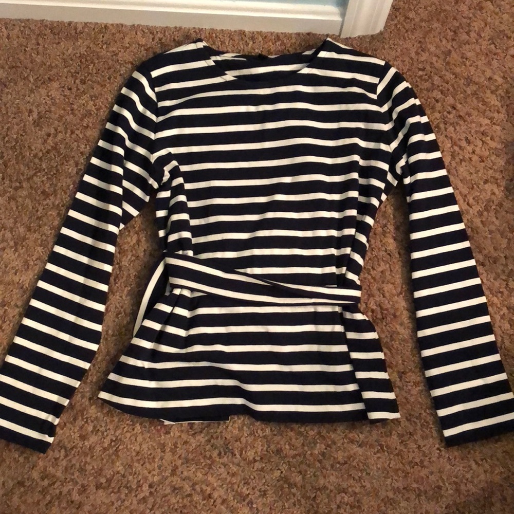 NWOT J Crew wrap top.